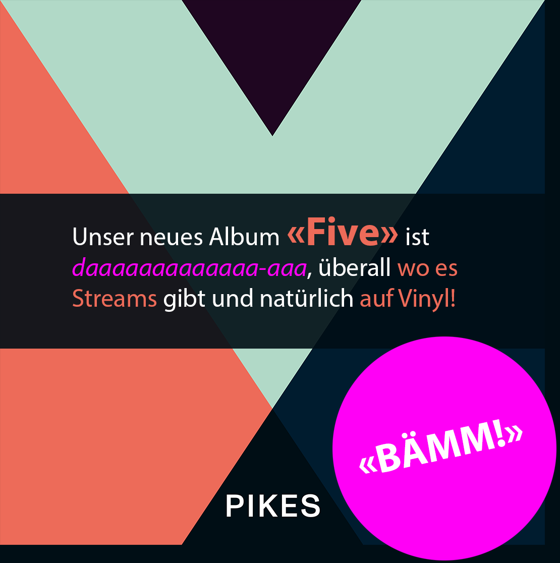 Cover der neuen Pikes Platte